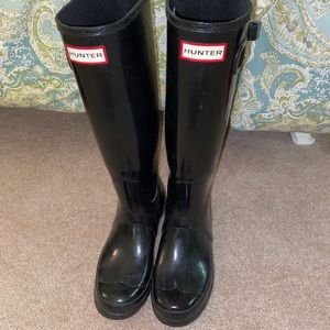 Hunter Original Tall Glossy Rain Boots